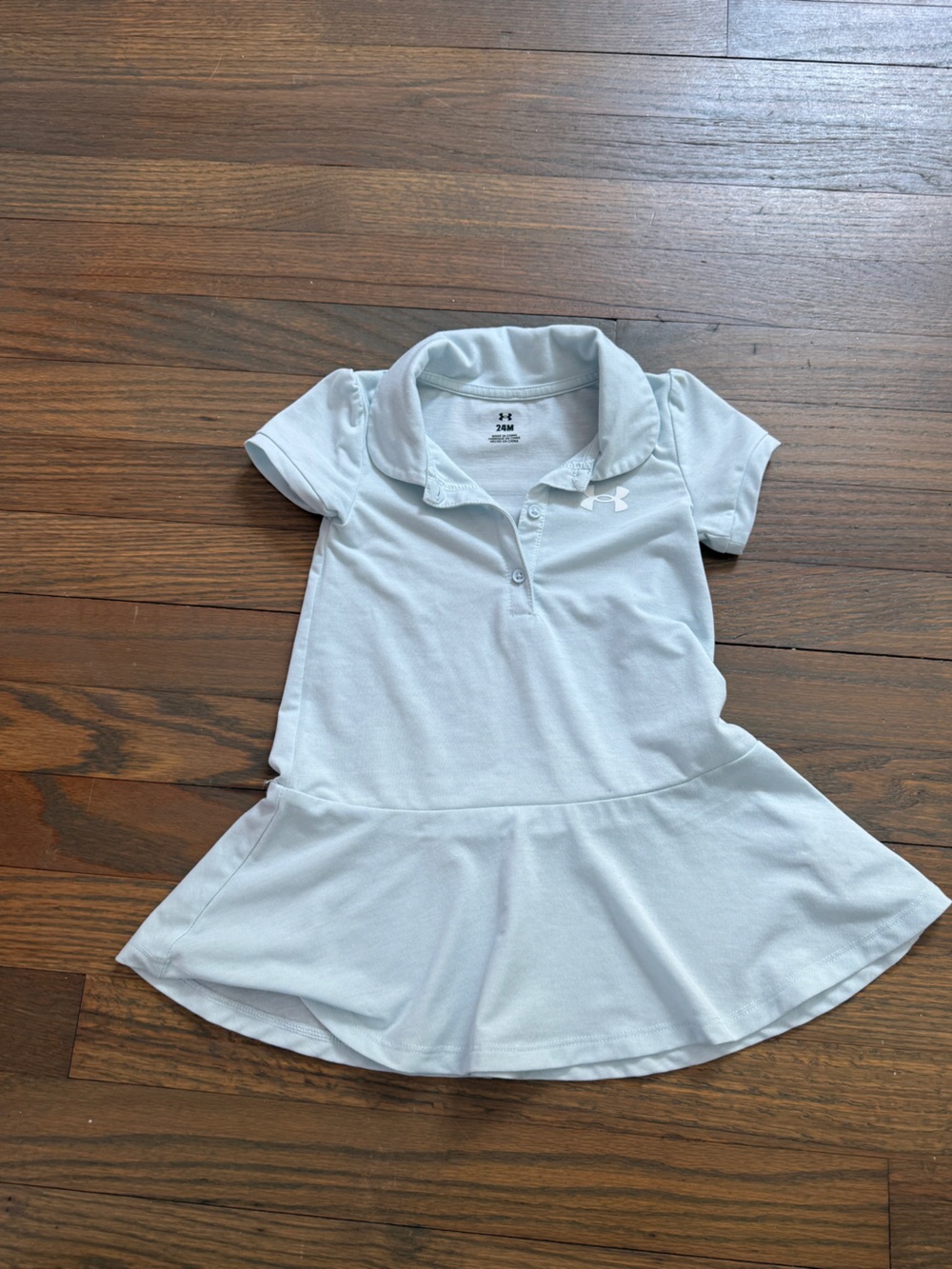 Under Armour Pale Blue Girls Polo Dress